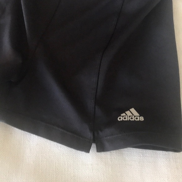 Adidas spandex shorts,front slit,string waist too - Picture 2 of 5